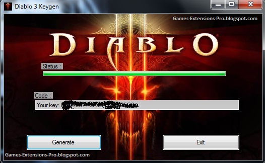 Diablo 3 keygen
